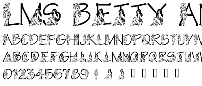 LMS Betty and Veronica font